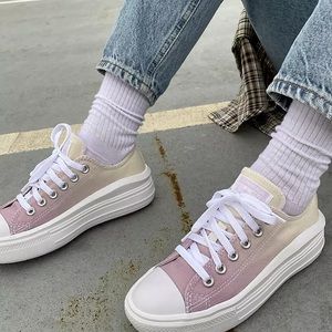 Converse Chuck Taylor All Star Ox Move ombre canvas platform sneakers
